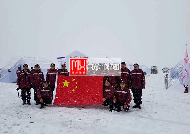 2019年甘肃卫生应急演练上演雪中救援