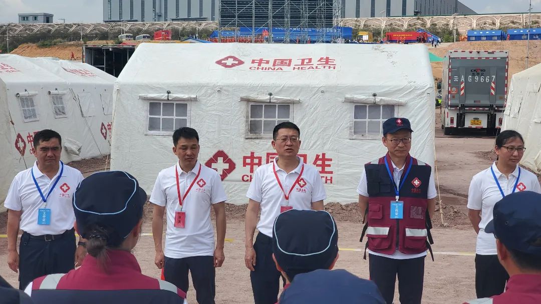 云南省疾控中心国家卫生应急队伍参加“云震应急·2025”大震巨灾“五位一体”联合救援演习
